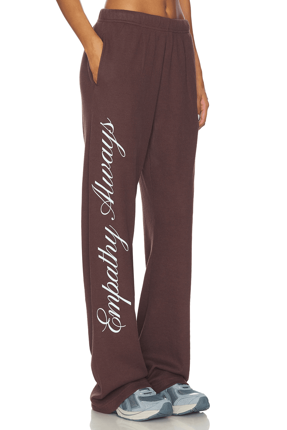 Empathy Always Waffle Wide Leg Sweatpants - Image 1