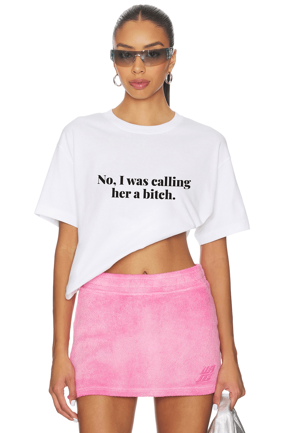 Cardi B White Tee In White - Image 1