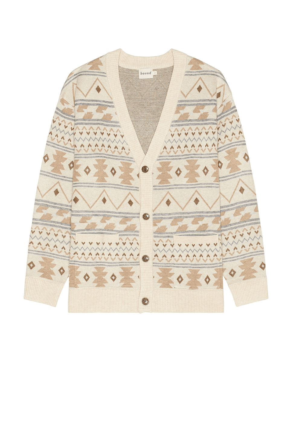 Aztec Grandad Cardigan - Image 1