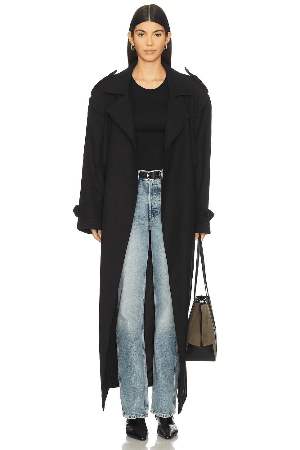 Brooklyn Long Trench Coat - Image 1