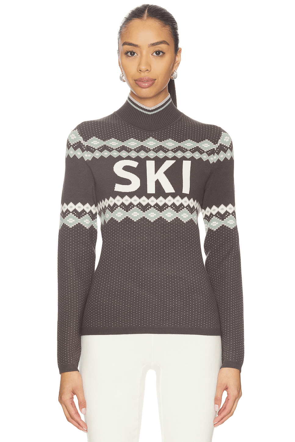 Goldie Mock Neck Sweater - Image 1