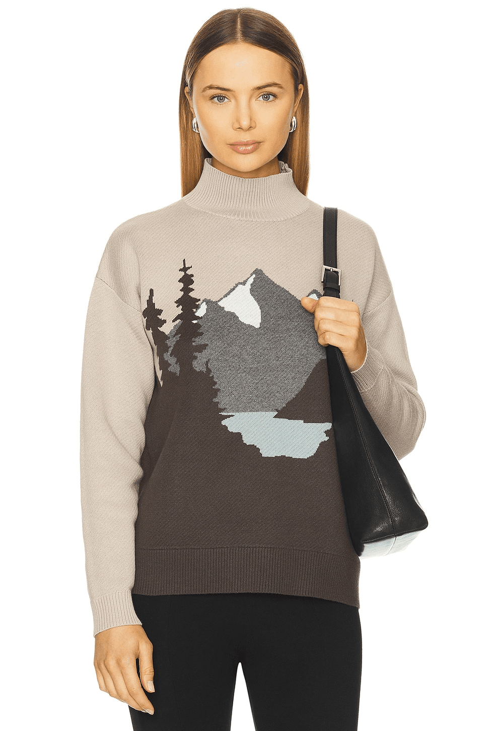 Simran Mock Neck Sweater - Image 1