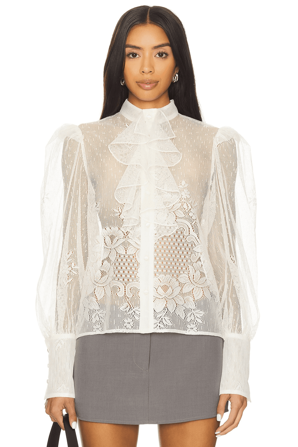 Harry Ruffle Placket Blouse - Image 1