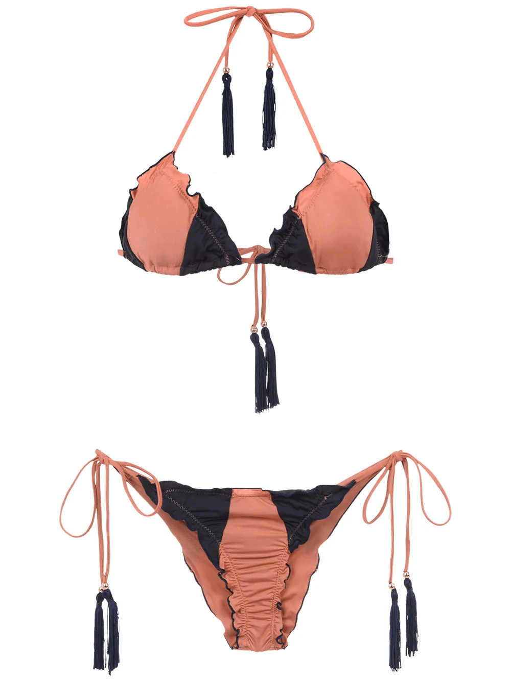 triangle top bikini set - Image 1