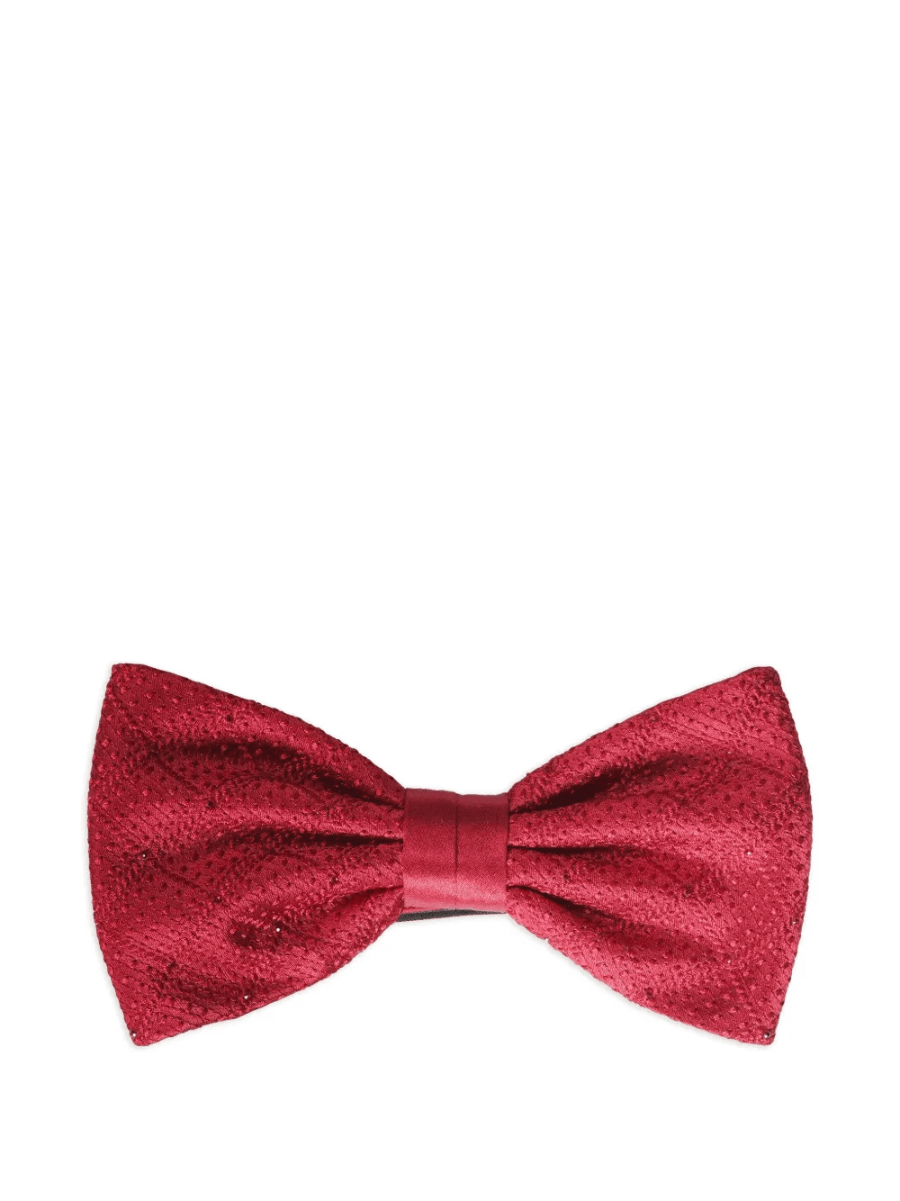 embroidered silk bow tie - Image 1
