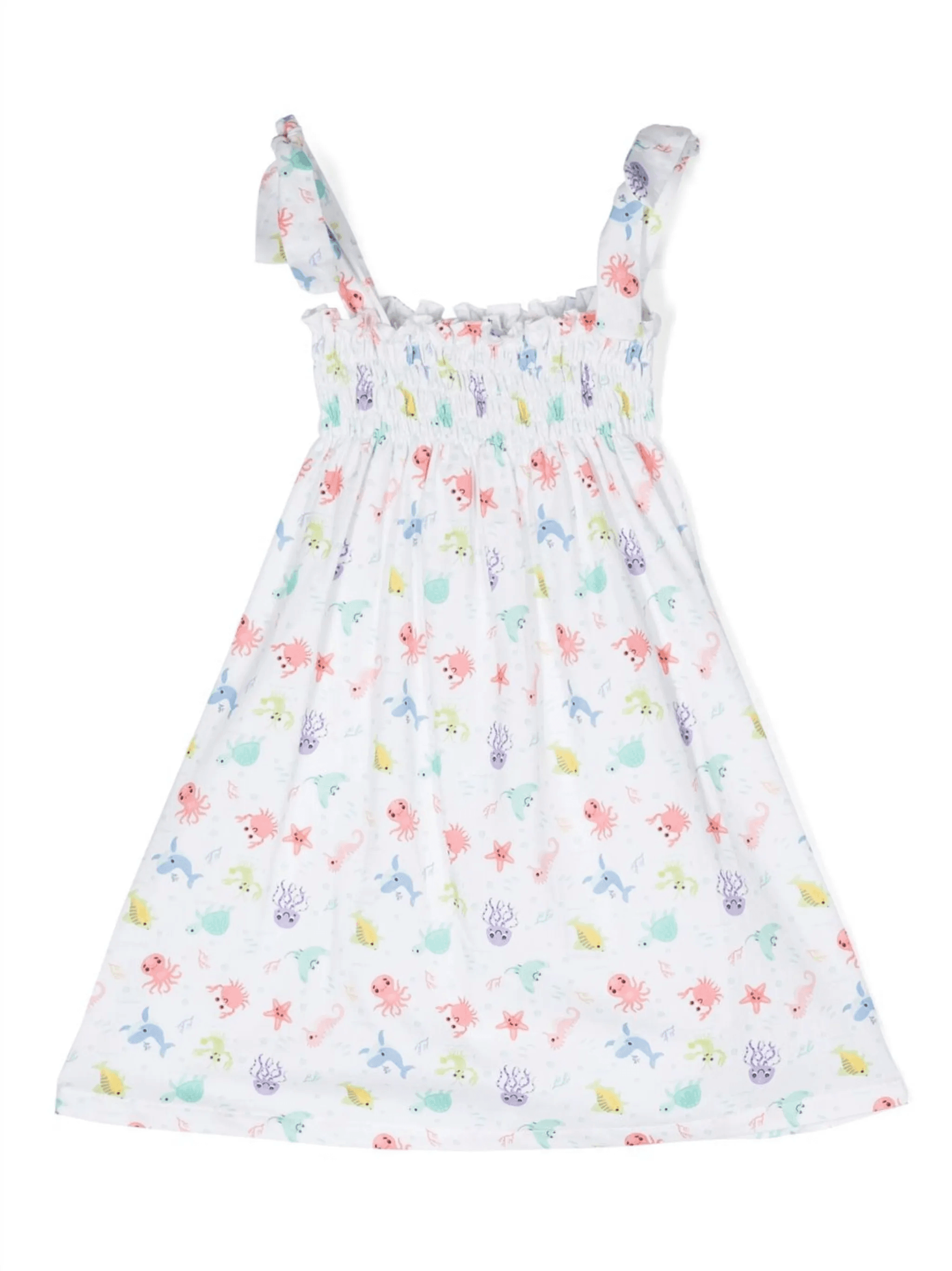 graphic-print cotton dress - Image 1