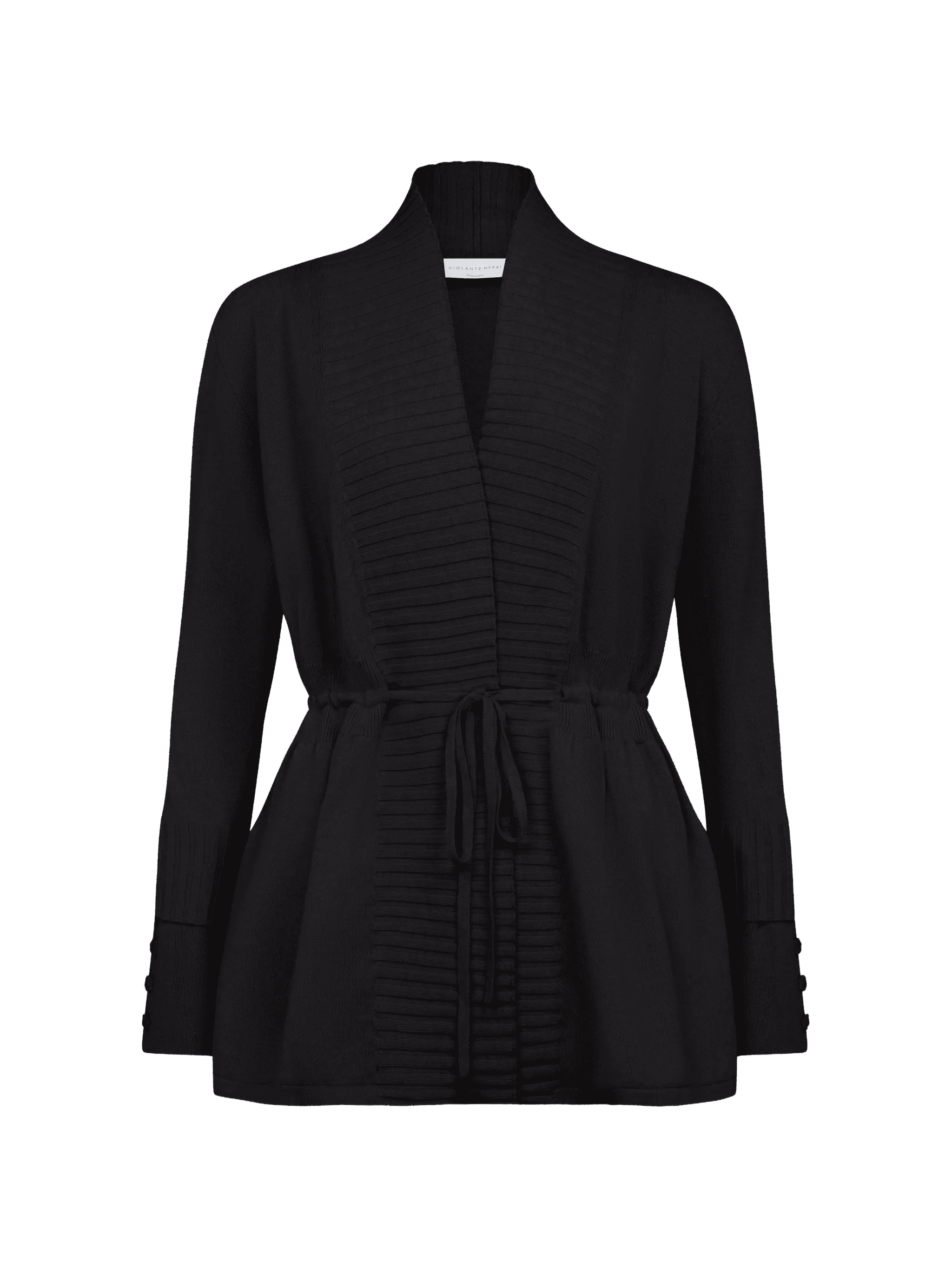 Augusta belted knit cardigan - Image 1