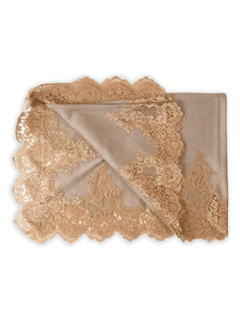 lace-trimmed scarf - Image 1