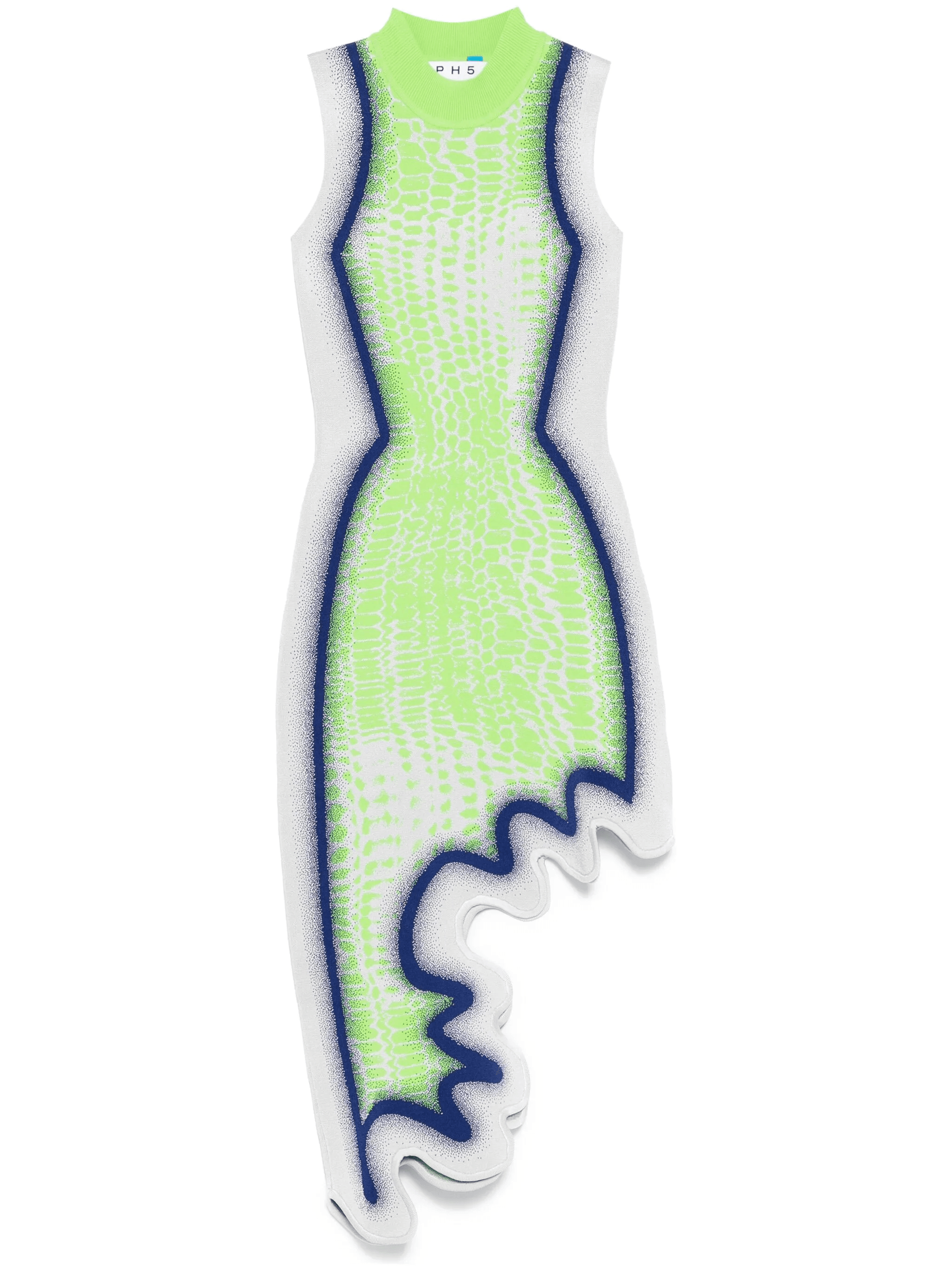 Brooklyn wavy asymmetric dress - Image 1