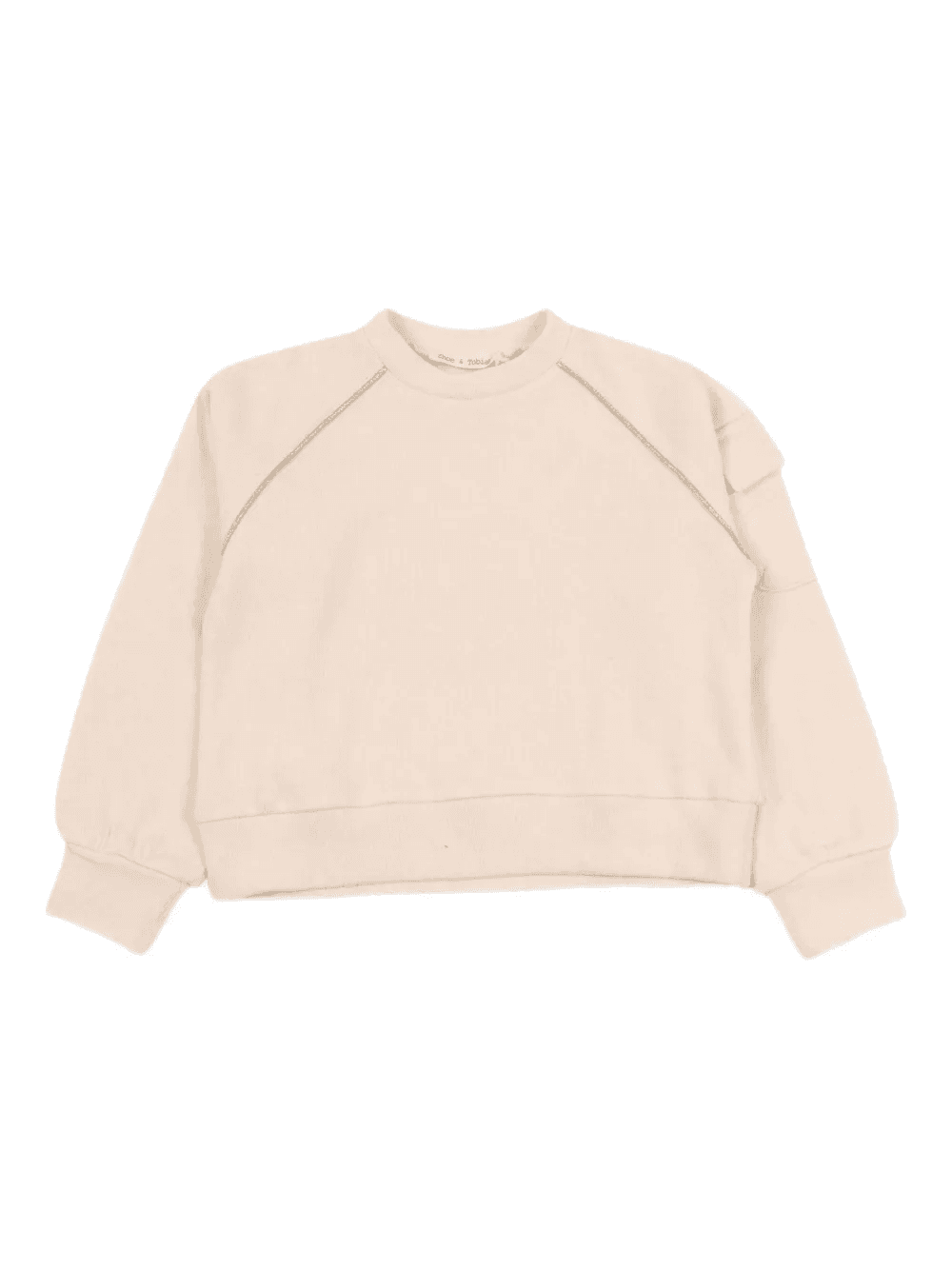 seam-detail sweatshirt - Image 1