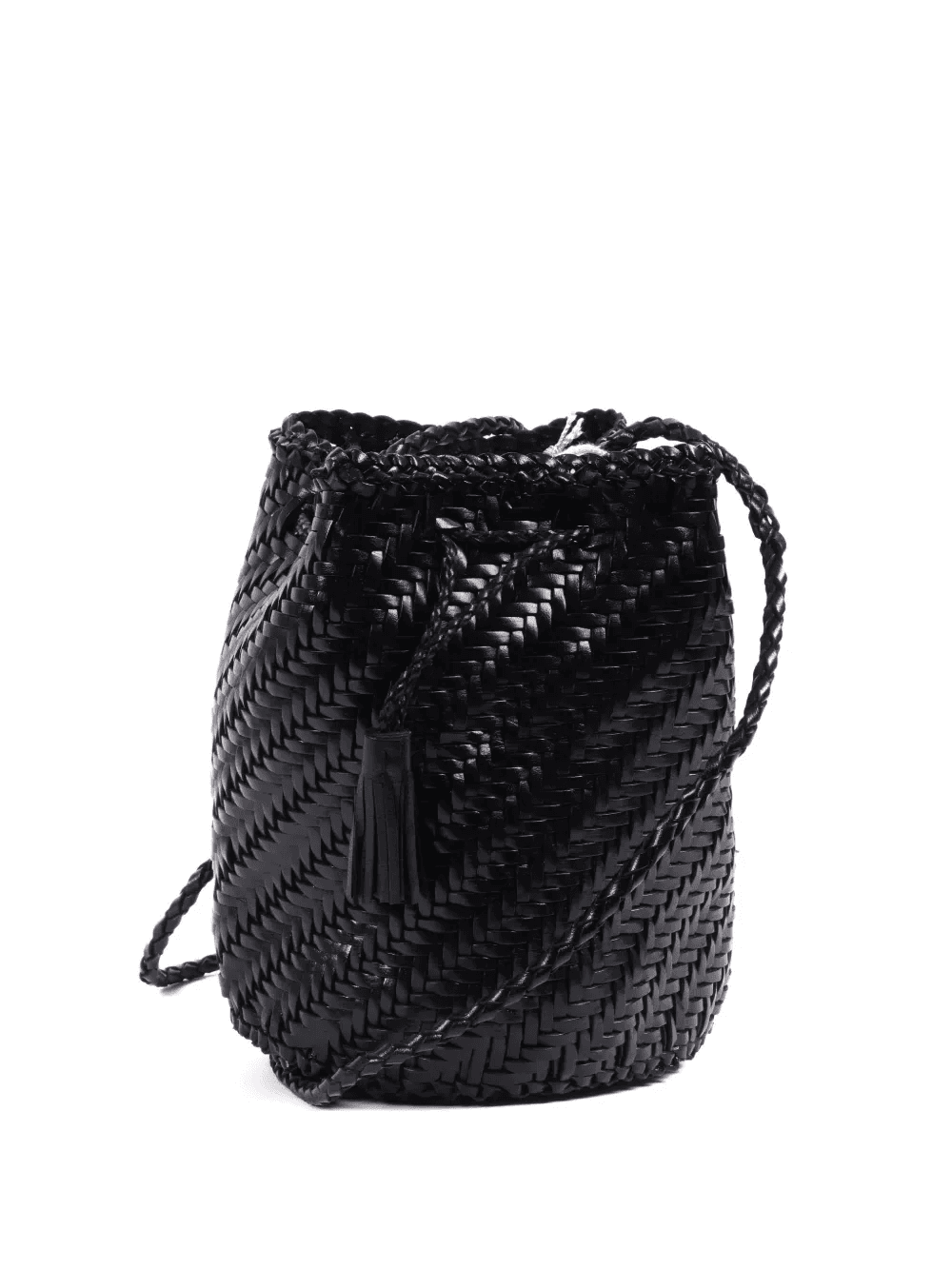 Pompom Double Jump leather bucket bag - Image 1
