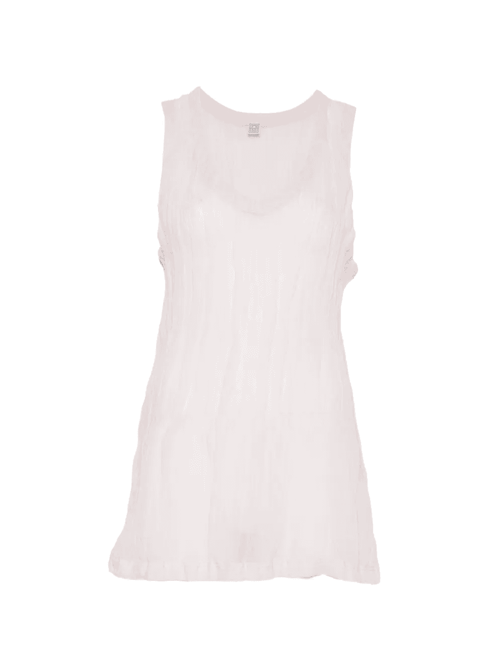 crinkled gauze tank top - Image 1