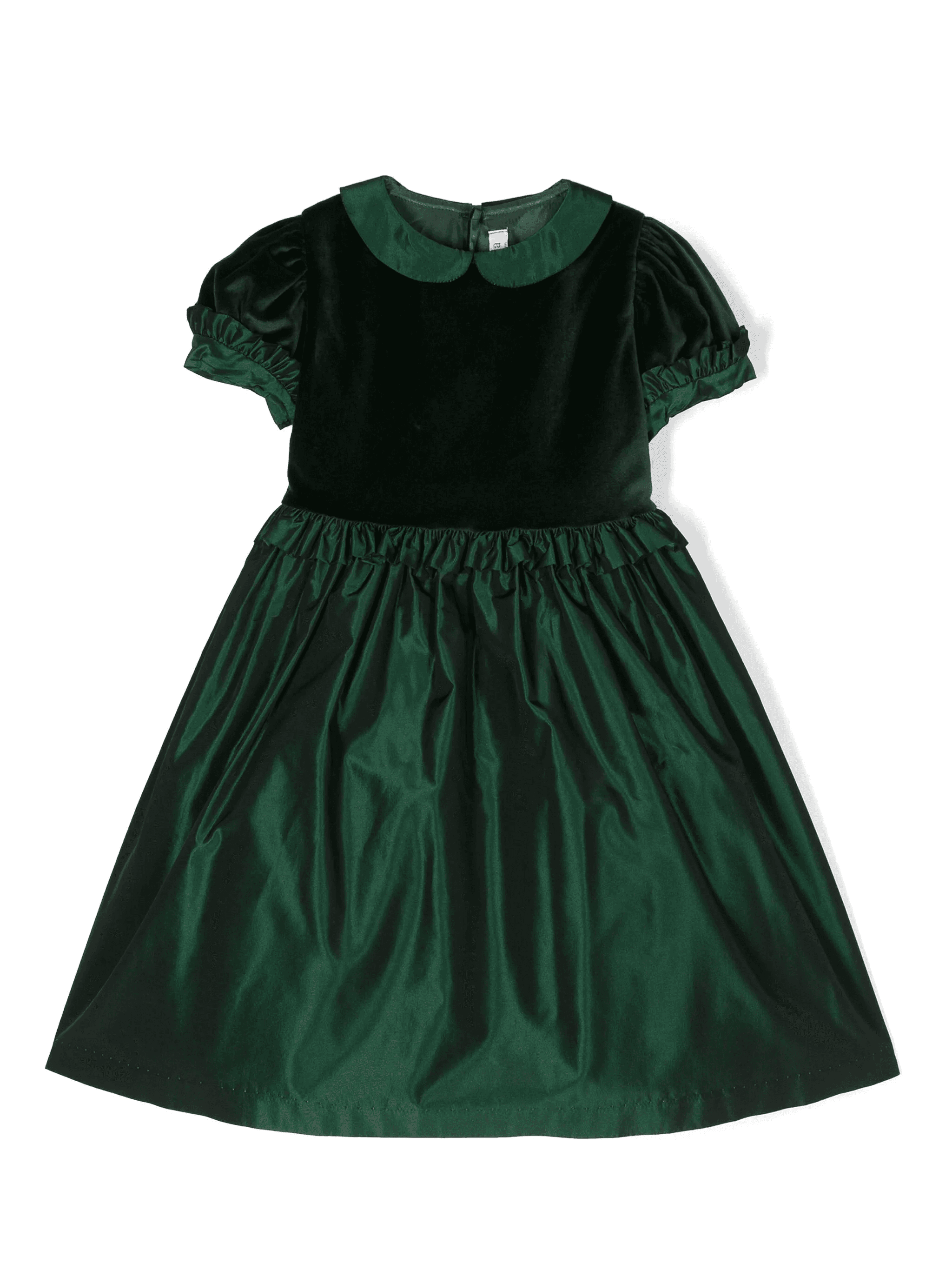 bow-detail ruffled dress - Image 1