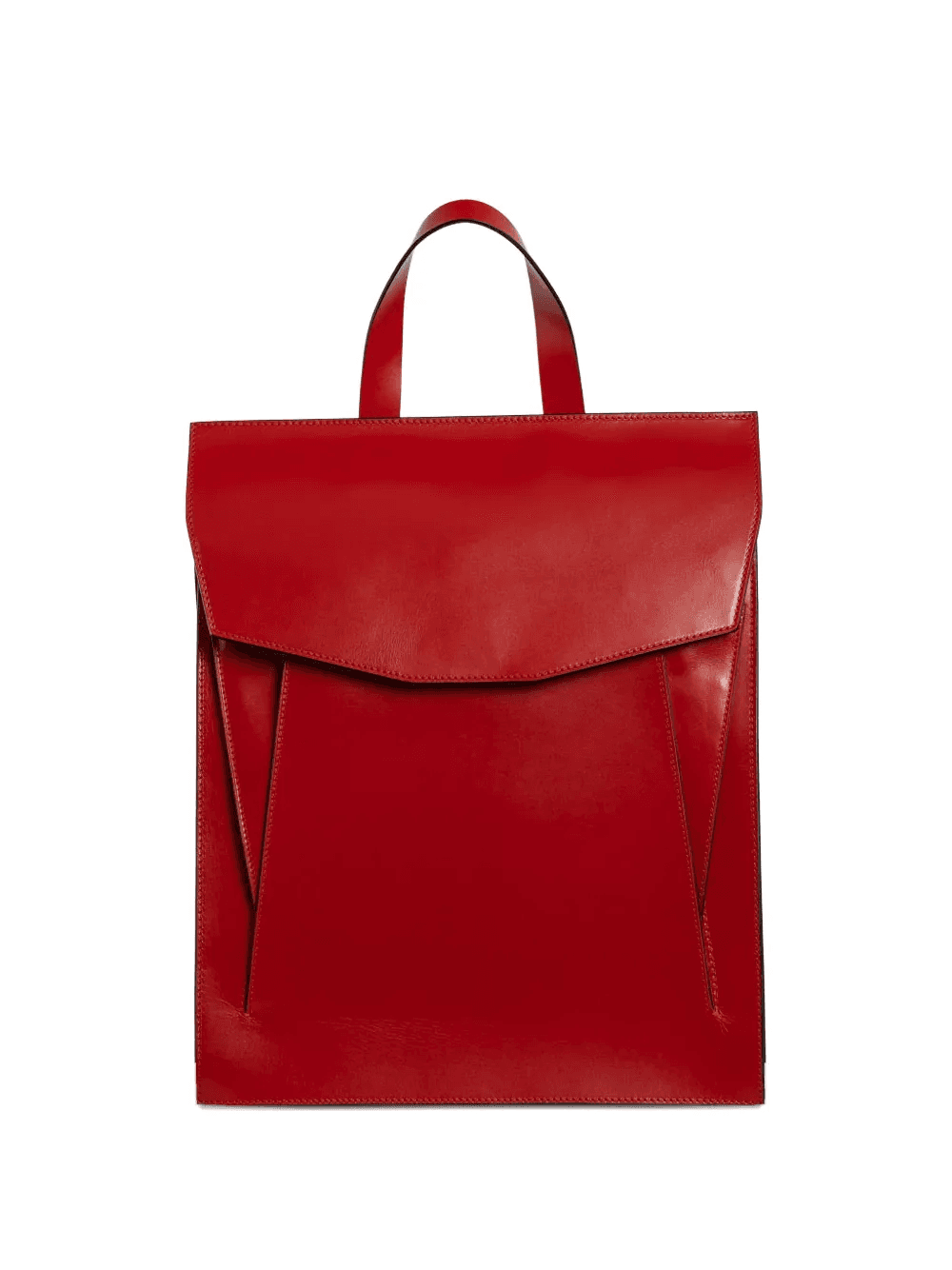 Claudie flap-pocket leather backpack - Image 1