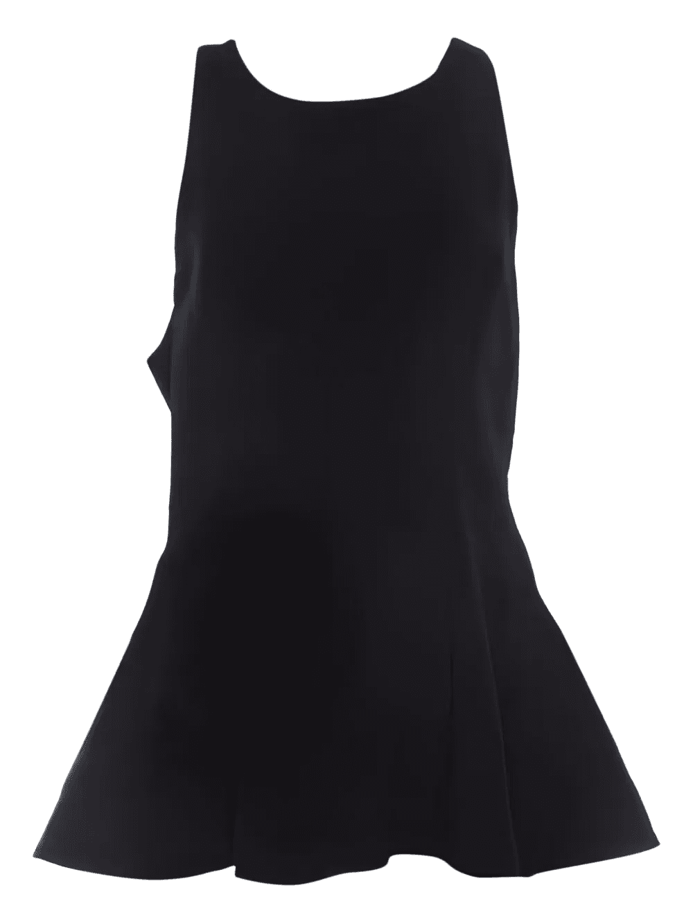 peplum round-neck top - Image 1
