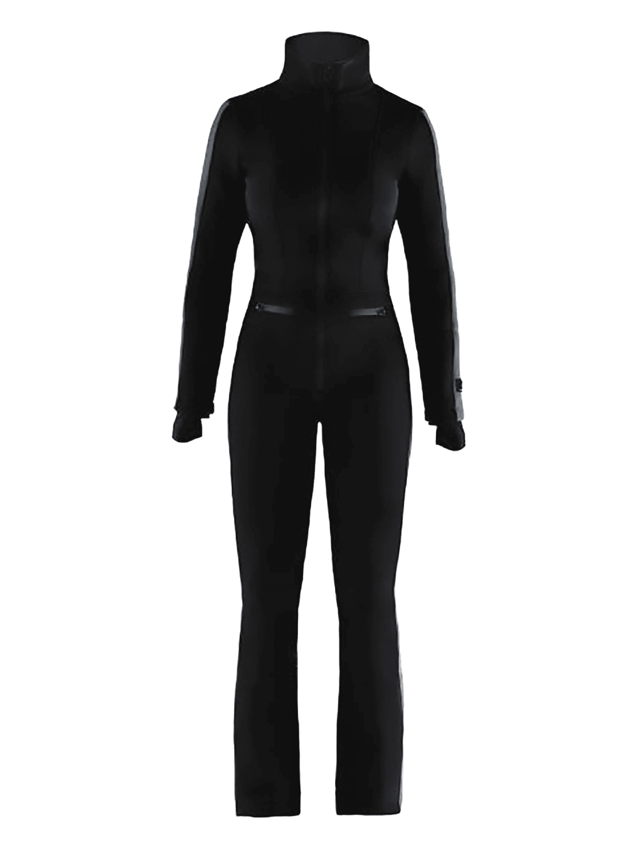 Angela zipped-stripe skiwear - Image 1