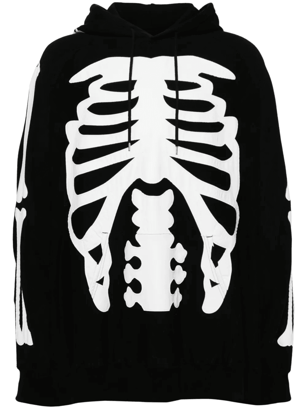 skeleton-print hoodie - Image 1