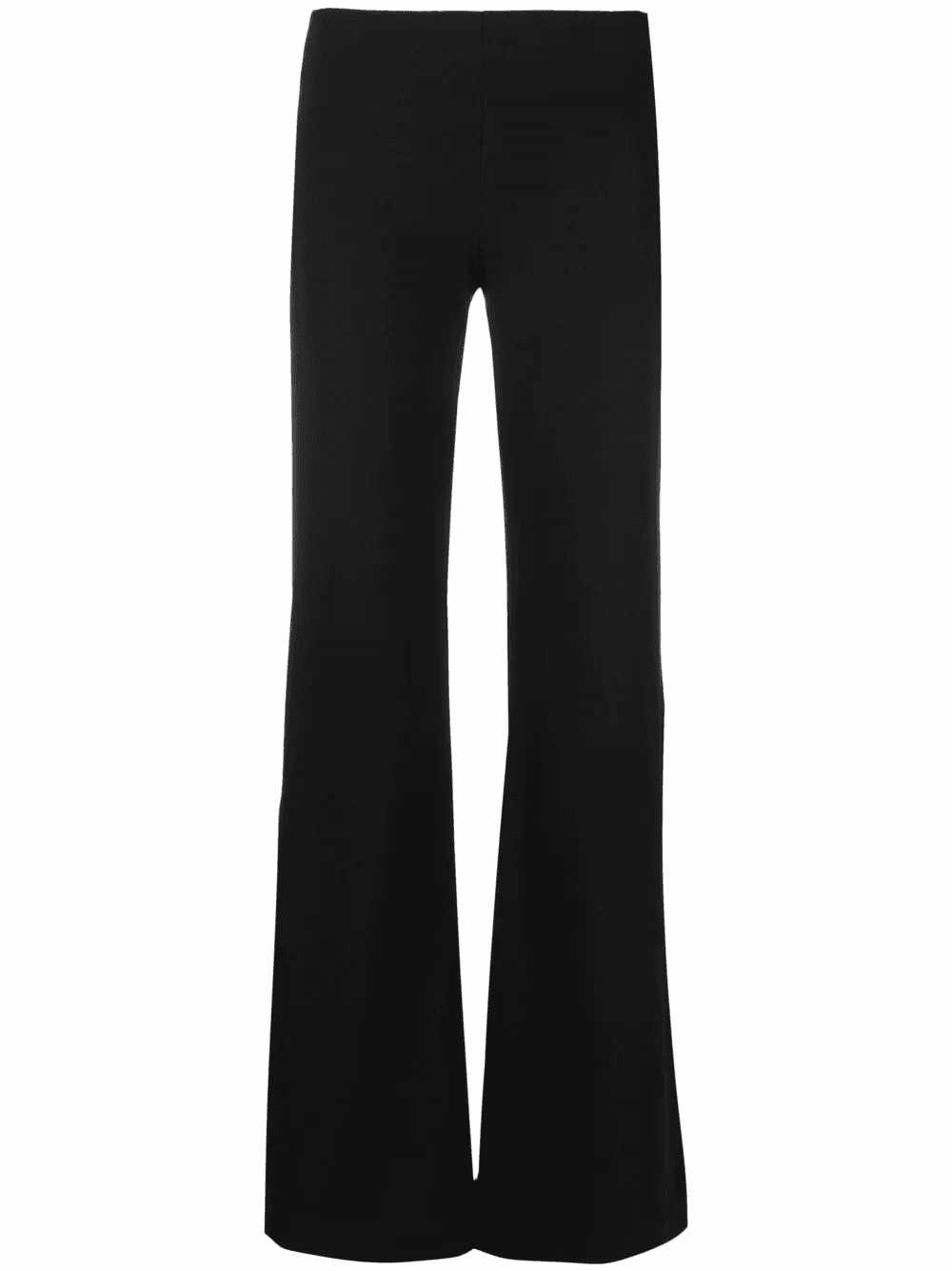 flared mid-rise trousers - Image 1