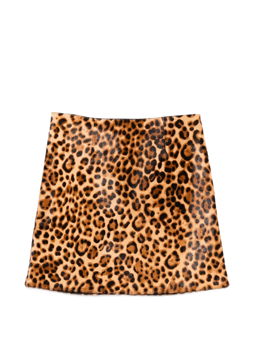 animal-print mini skirt - Image 1