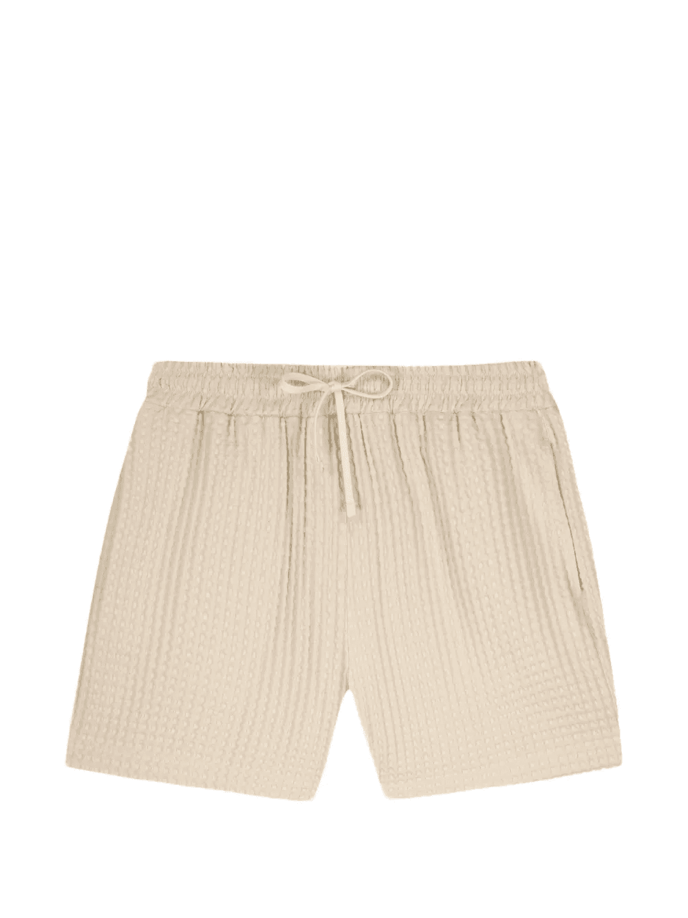 waffle-knit drawstring shorts - Image 1