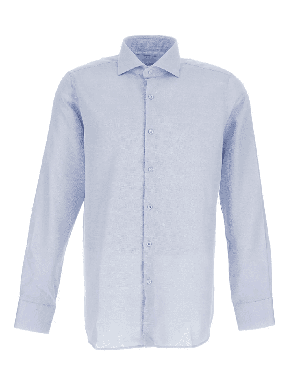 button-fastening long-sleeve shirt - Image 1