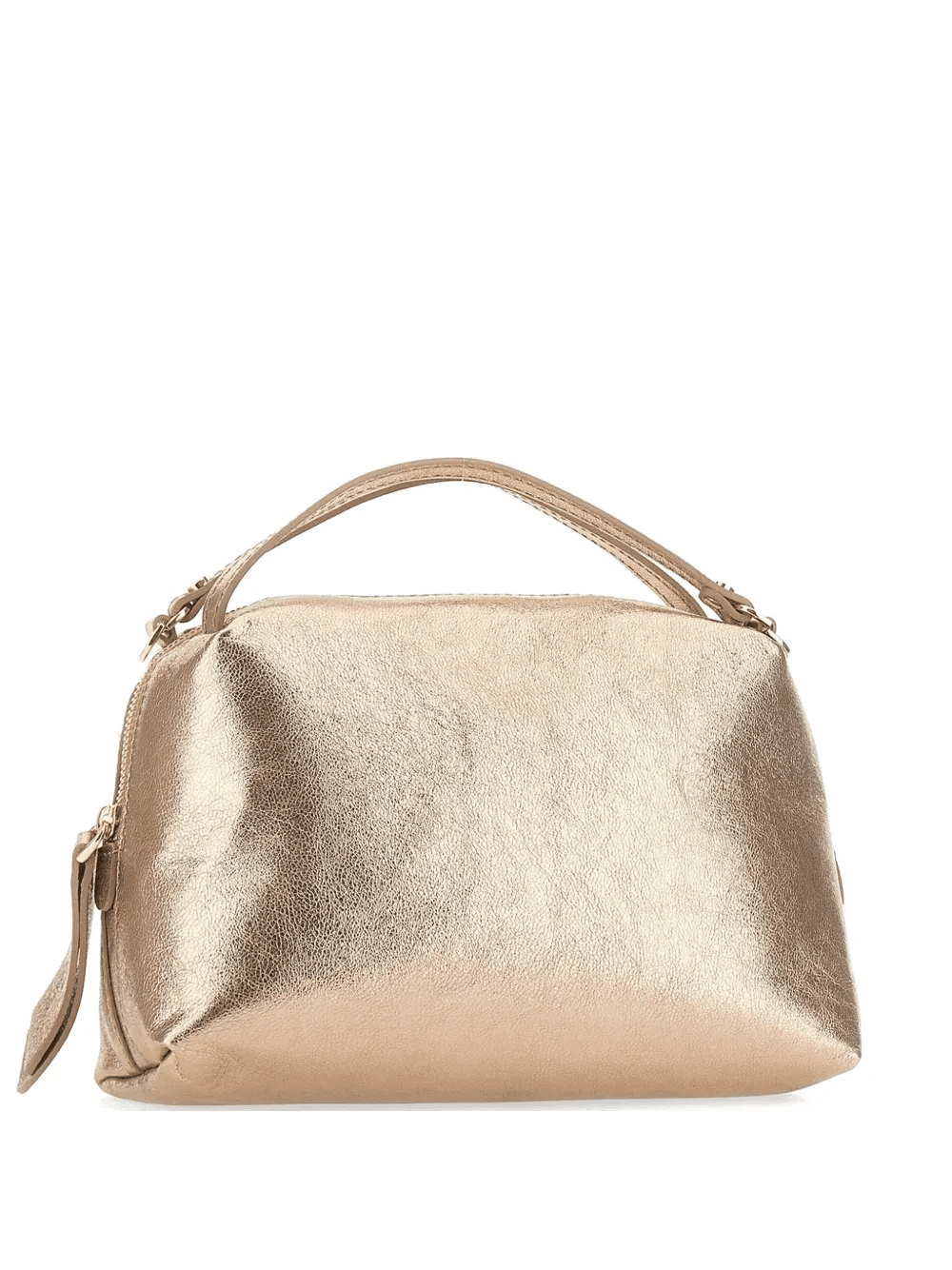 Alifa zip-fastening leather tote bag - Image 1