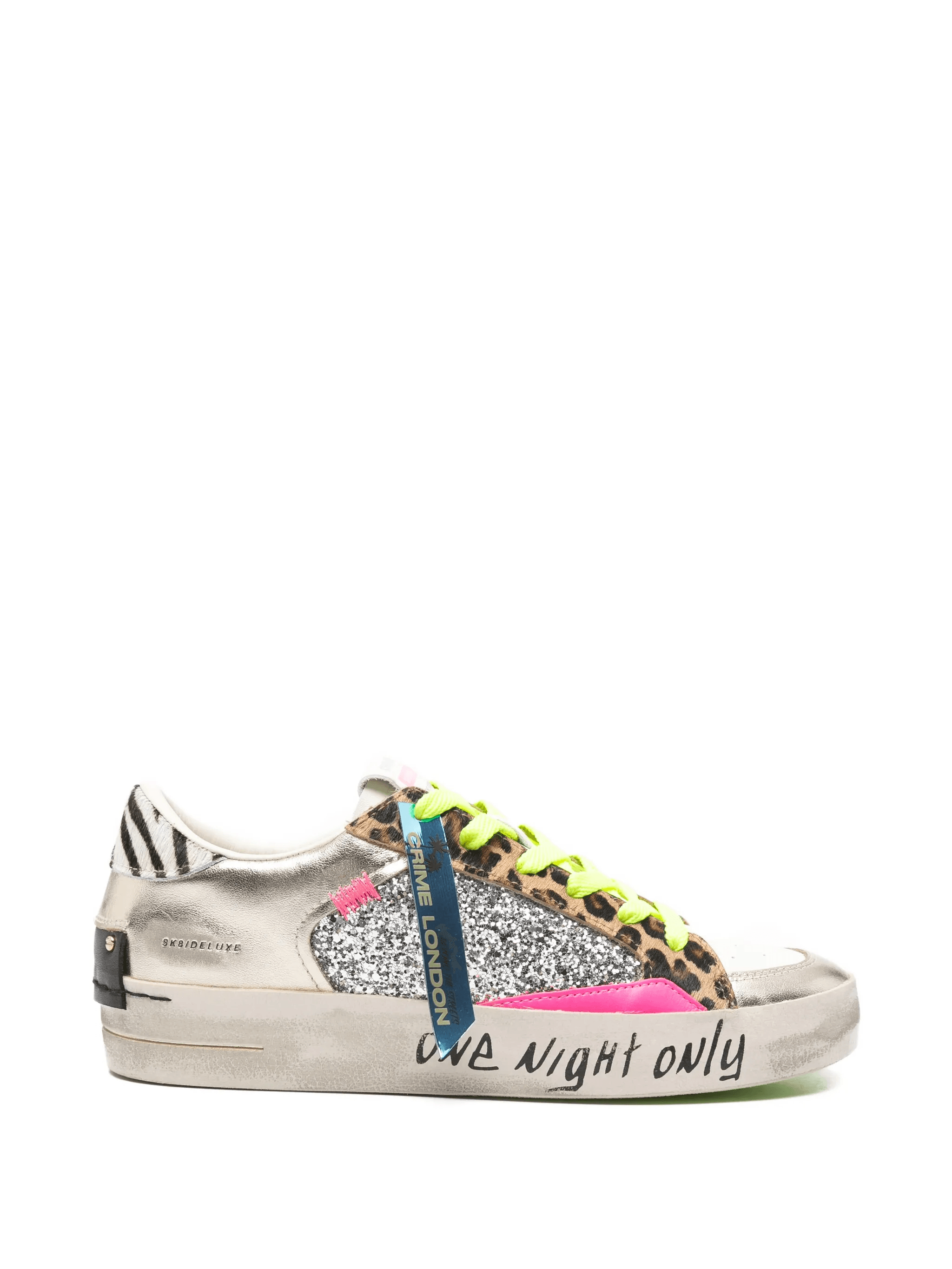 glitter-embellishment sneakers - Image 1