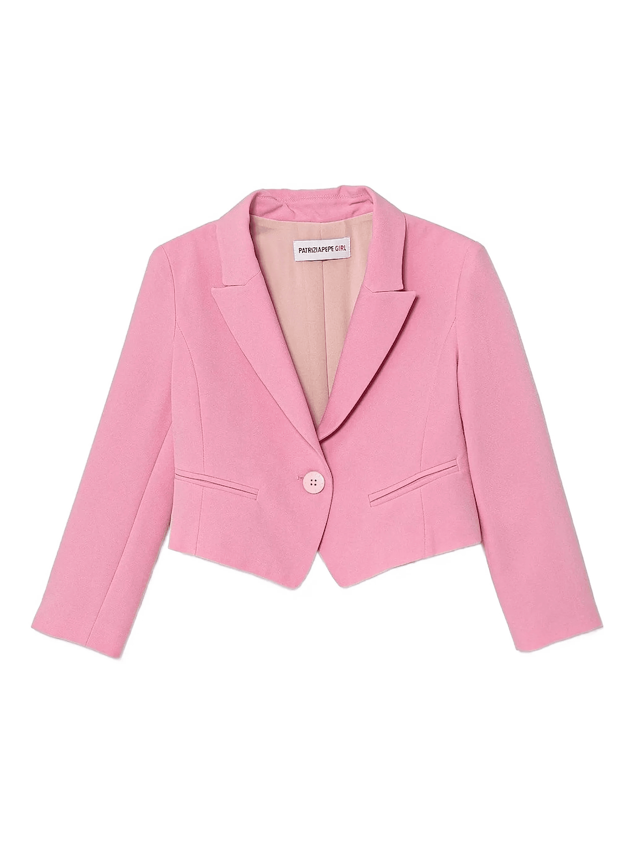 cropped single-button blazer - Image 1