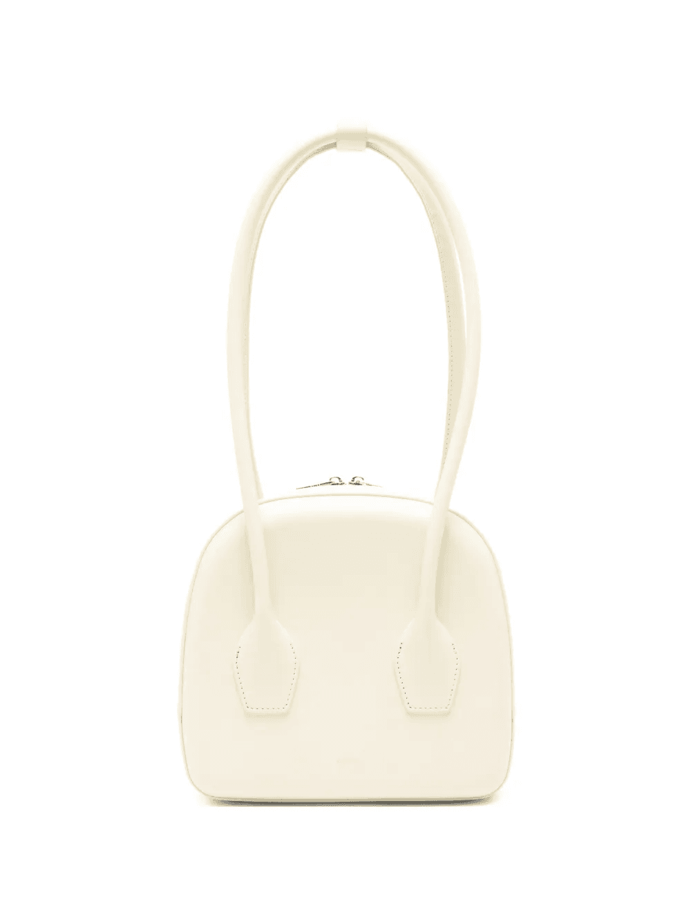 rounded leather shoulder bag - Image 1