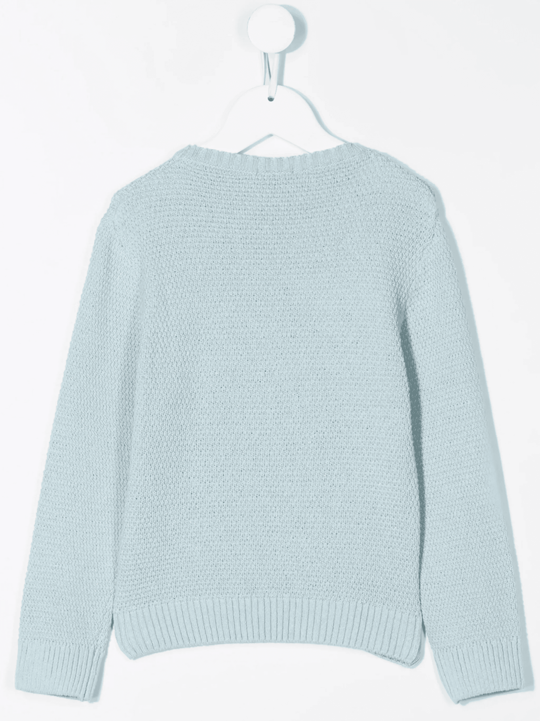 knitted crew-neck jumper - Image 1