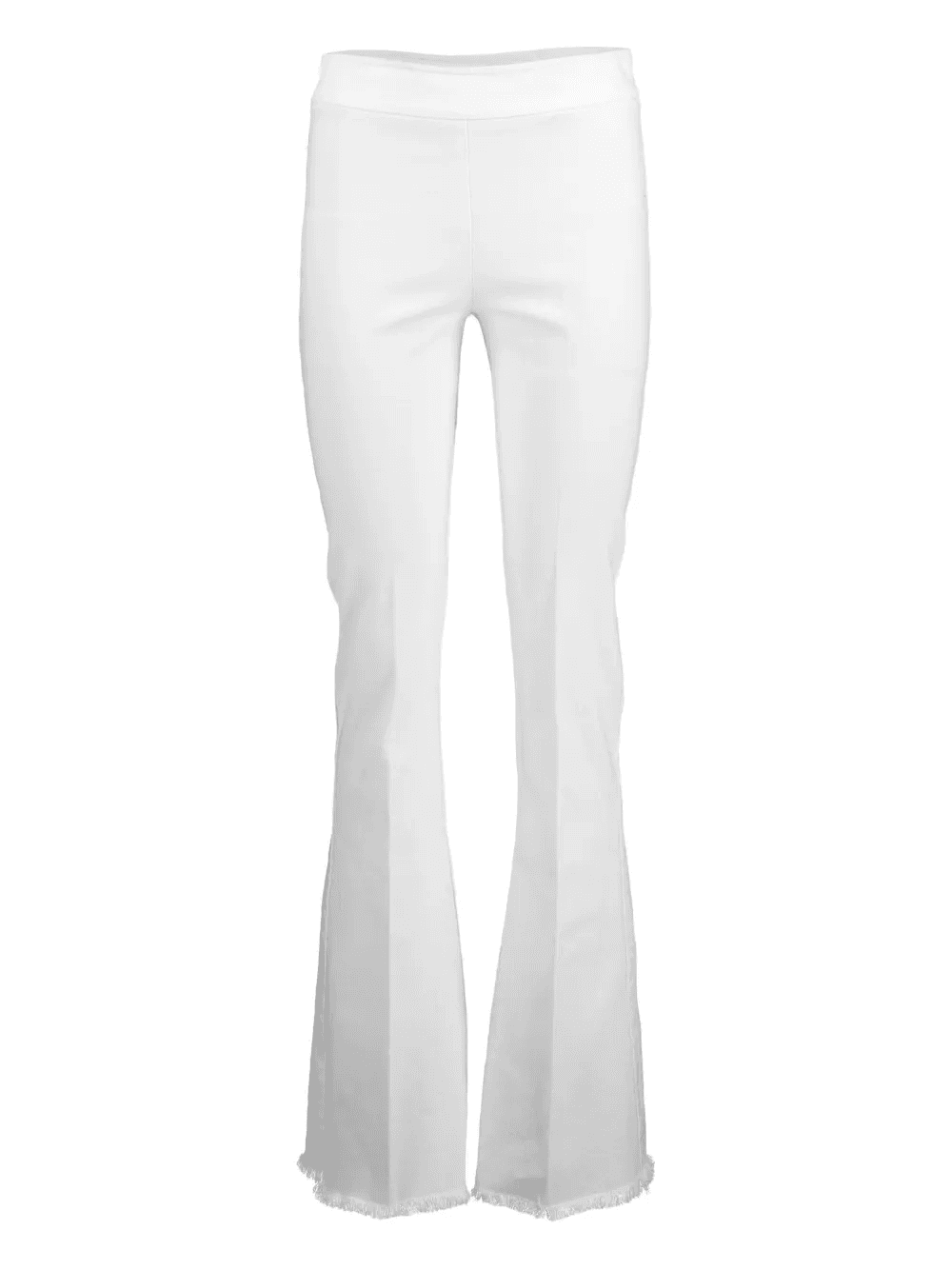 Bellini frayed-hem flared trousers - Image 1