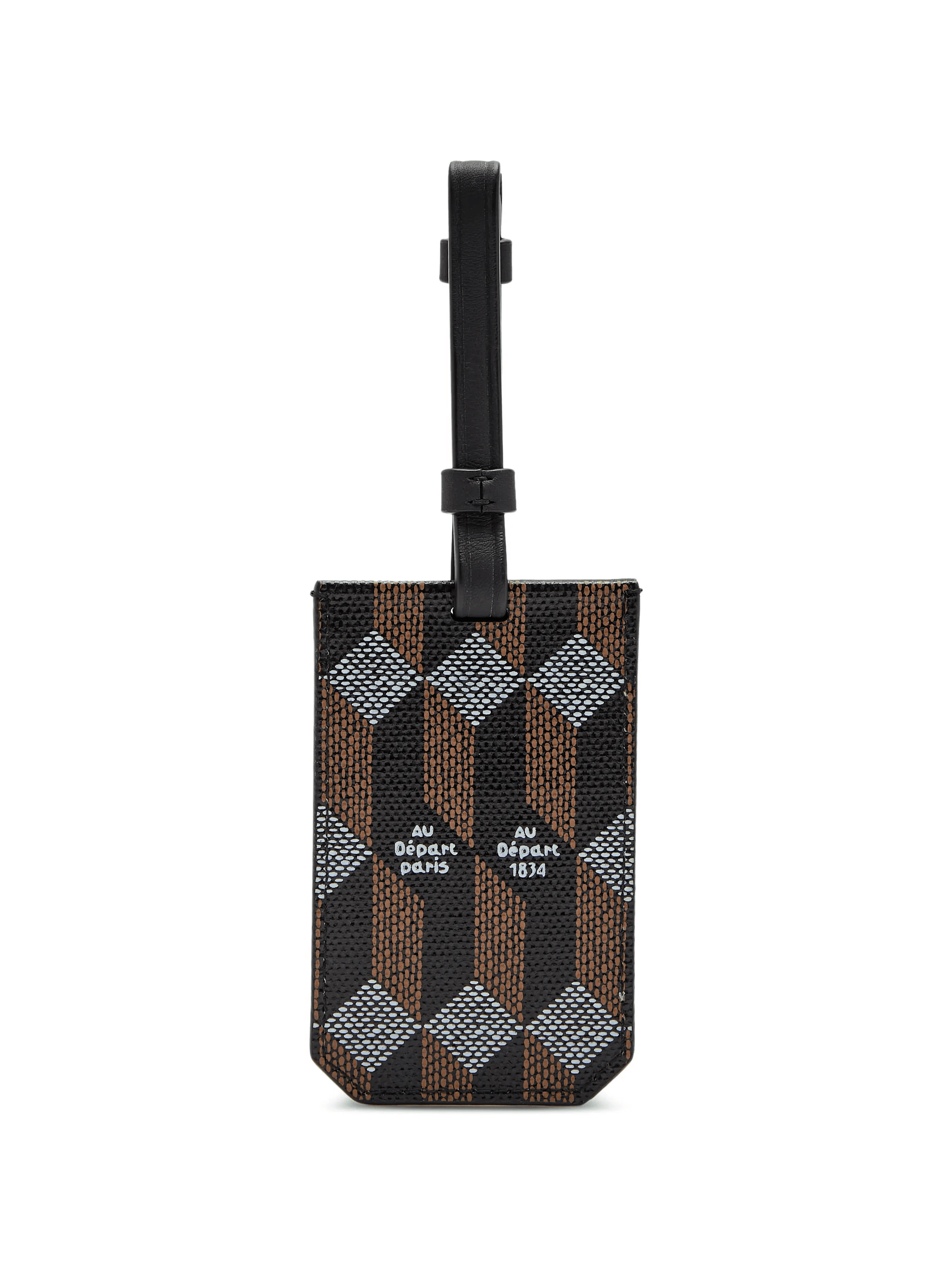 geometric-print luggage tag - Image 1