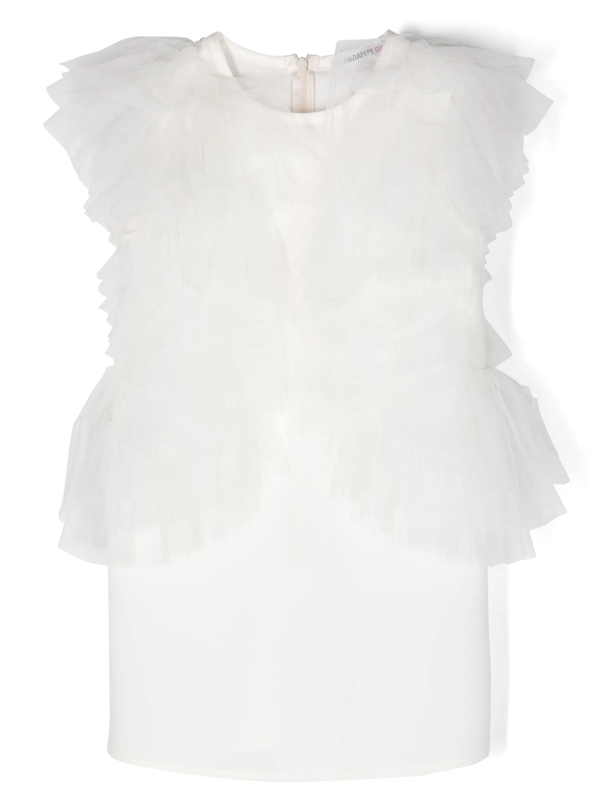 ruffled sleeveless dress - Image 1