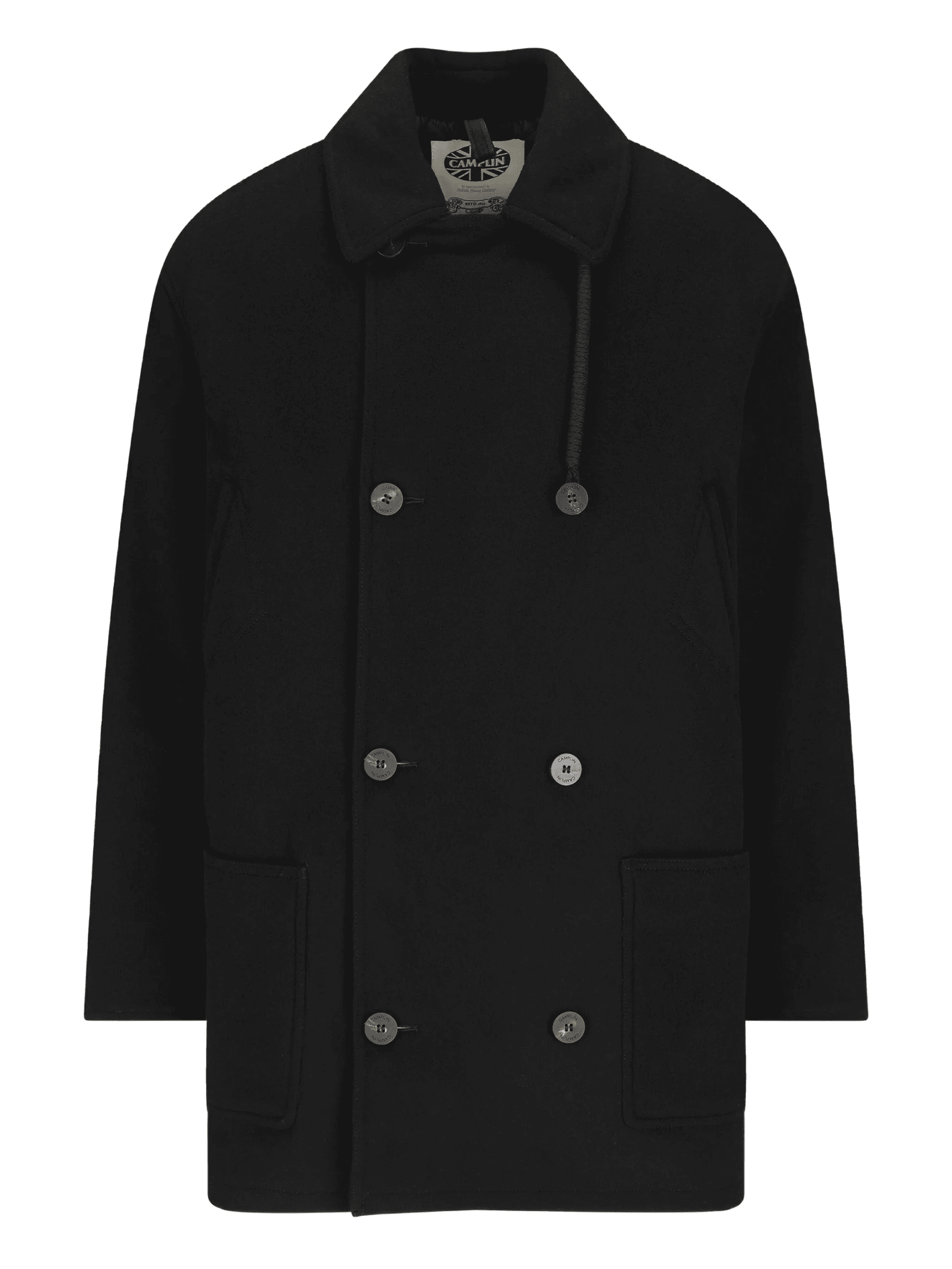 Absolute drawstring double-breasted coat - Image 1