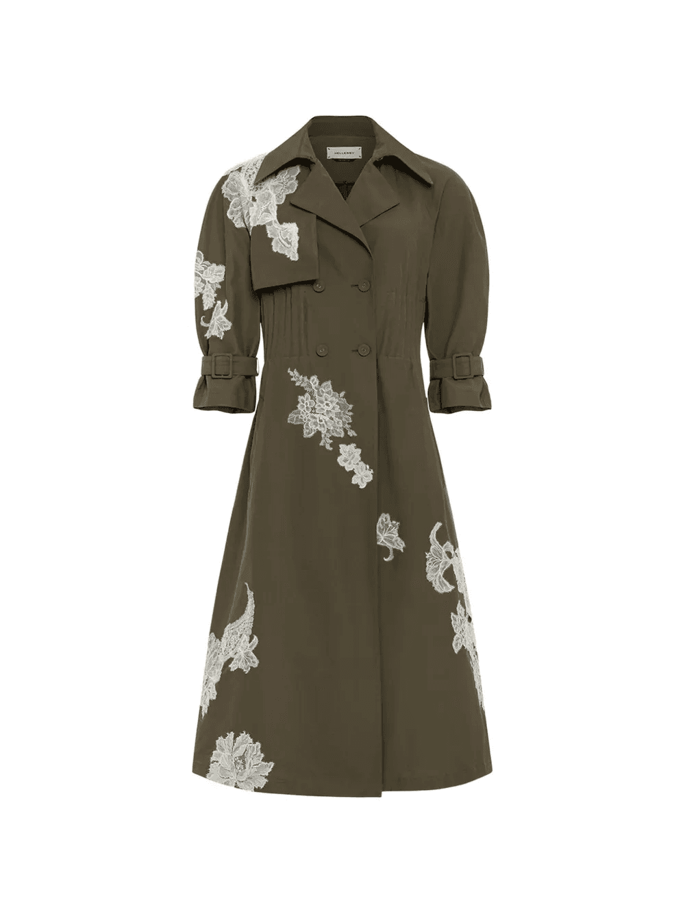 Rowan lace trench coat - Image 1