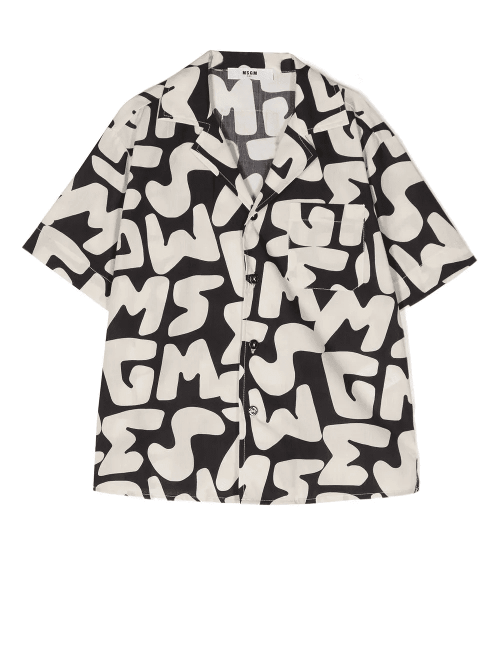 logo-print cotton shirt - Image 1