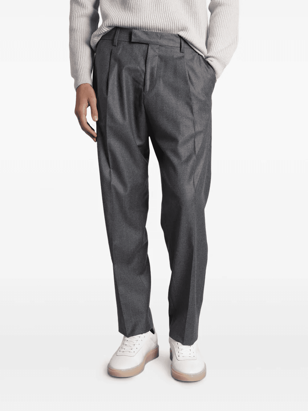 Albert pleated trousers - Image 1