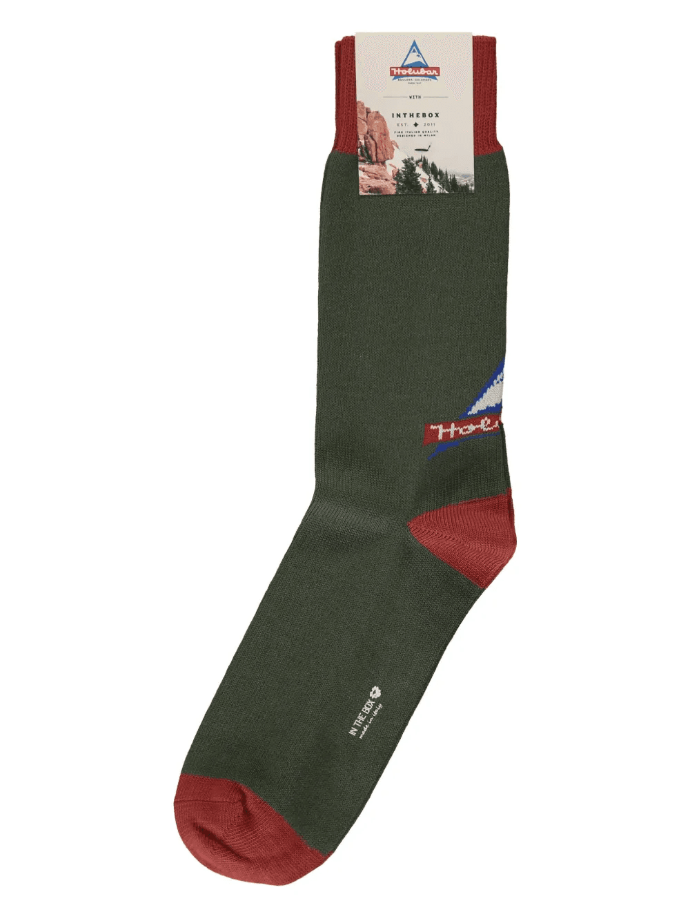 x Inthebox logo-jacquard socks - Image 1