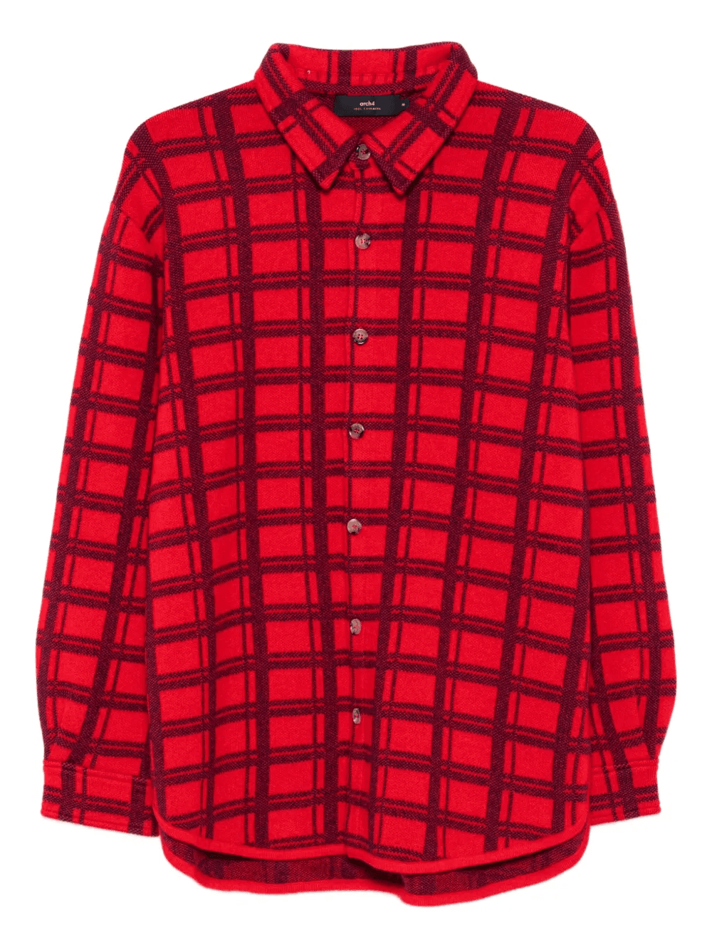 Mr. Young checked cashmere shirt - Image 1