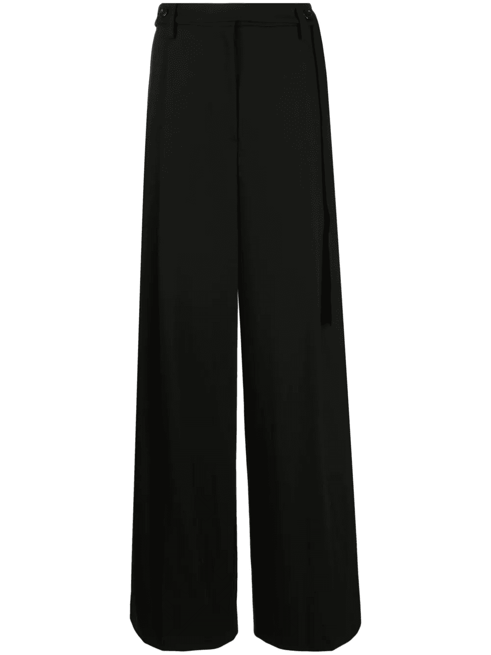 logo-charm pleat-detailing trousers - Image 1
