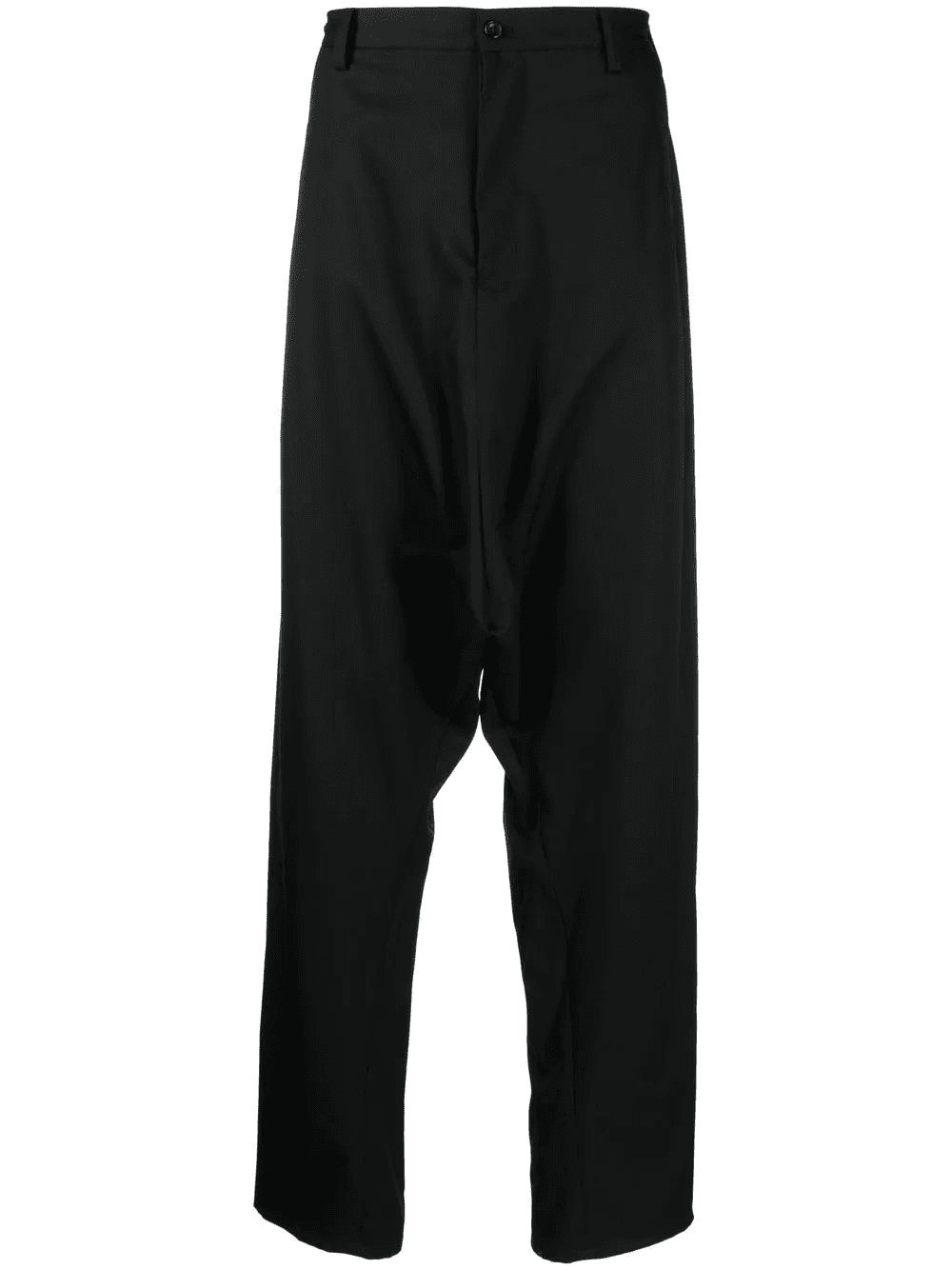 drop-crotch wool trousers - Image 1