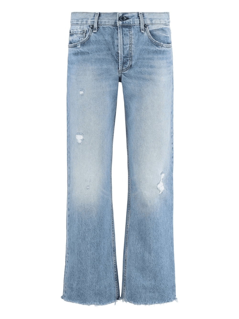 frayed-hem jeans - Image 1