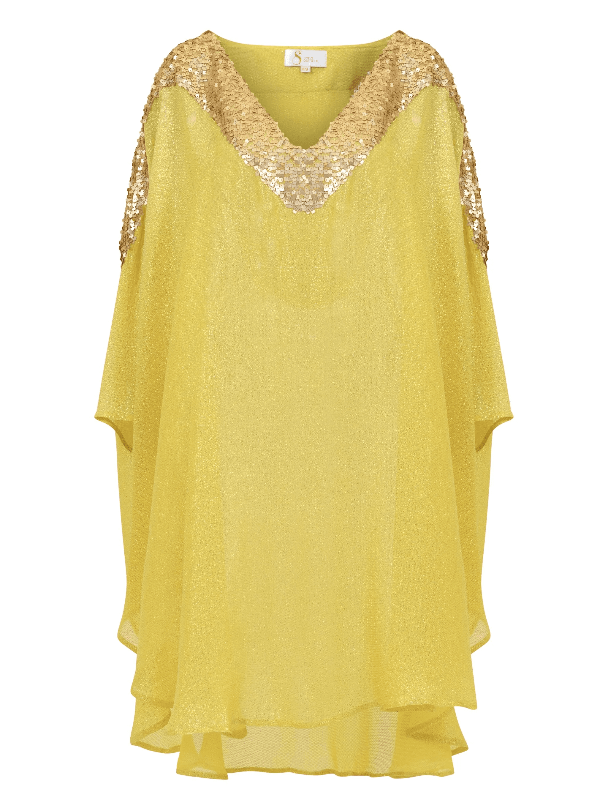 Chloris hooded sequin mini dress - Image 1