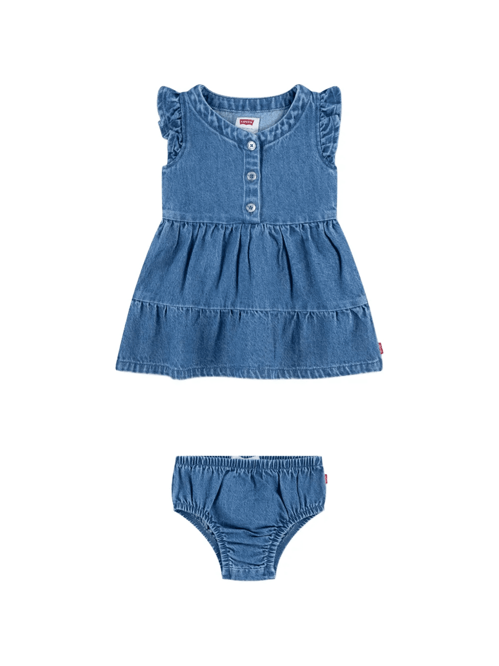 ruffled tiered dress set (set of two) - Image 1