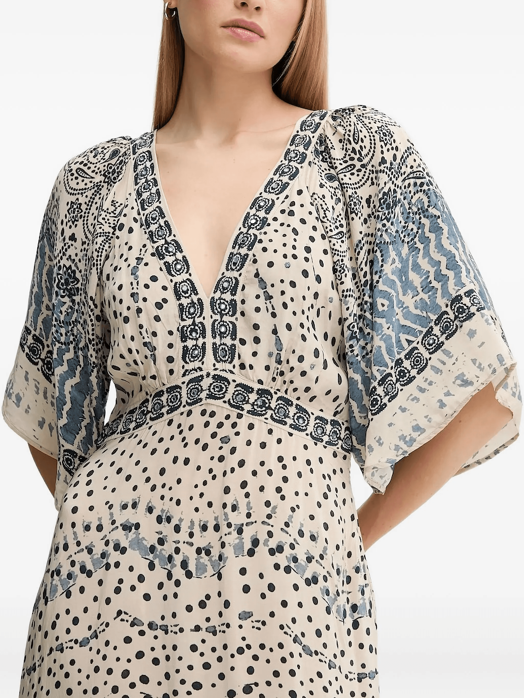 Amelia embroidered maxi dress - Image 1