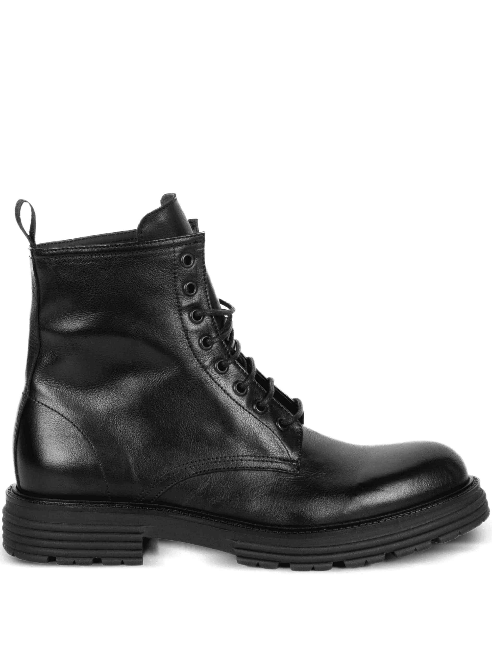 leather biker boots - Image 1