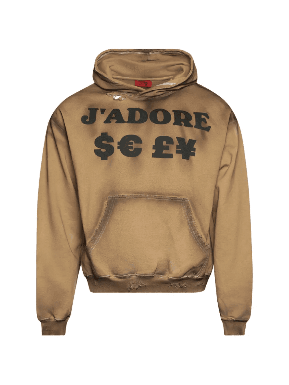 J'Adore pouch-pocket hoodie - Image 1