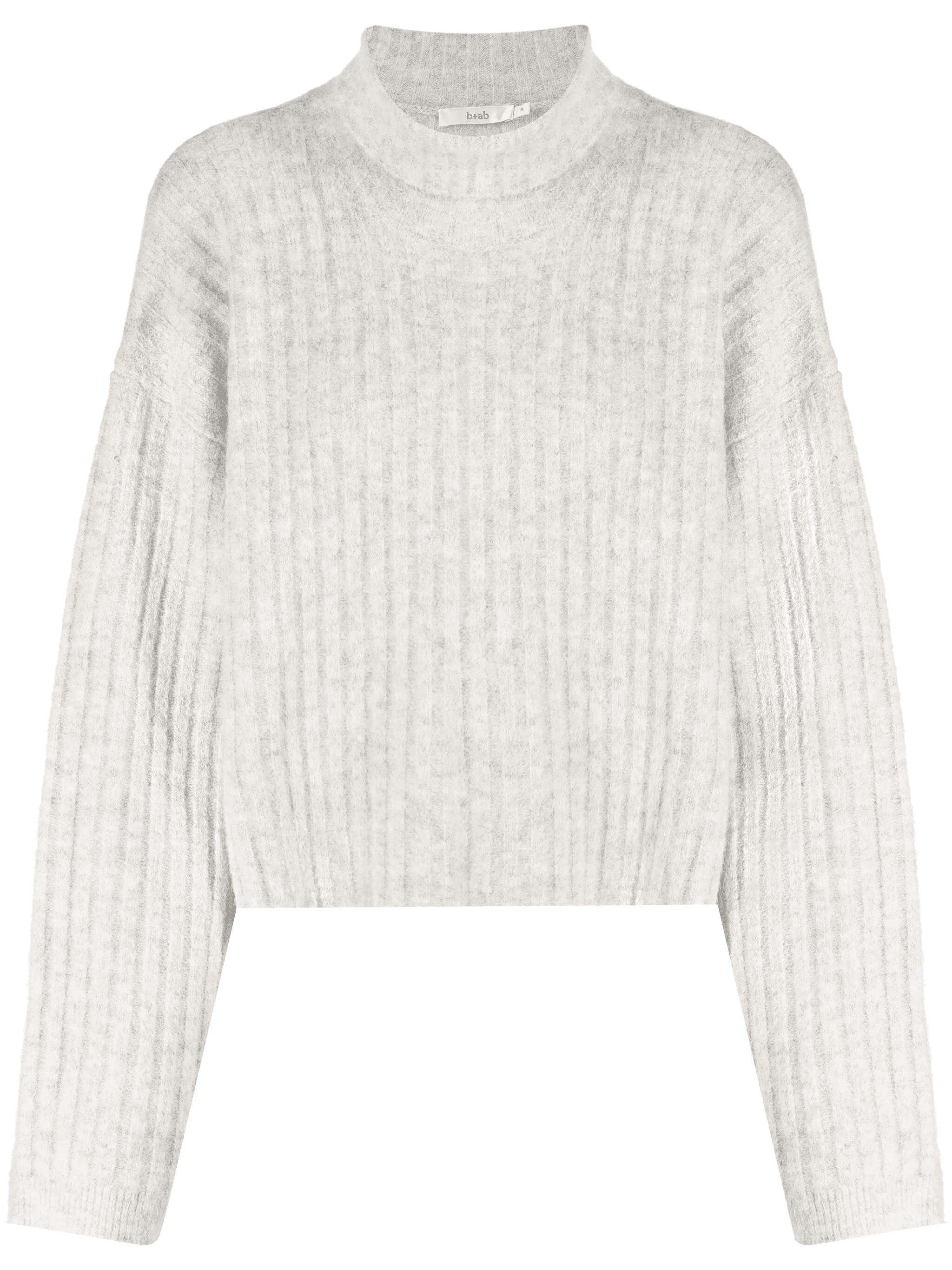 high-neck drop-shoulder jumper - Image 1