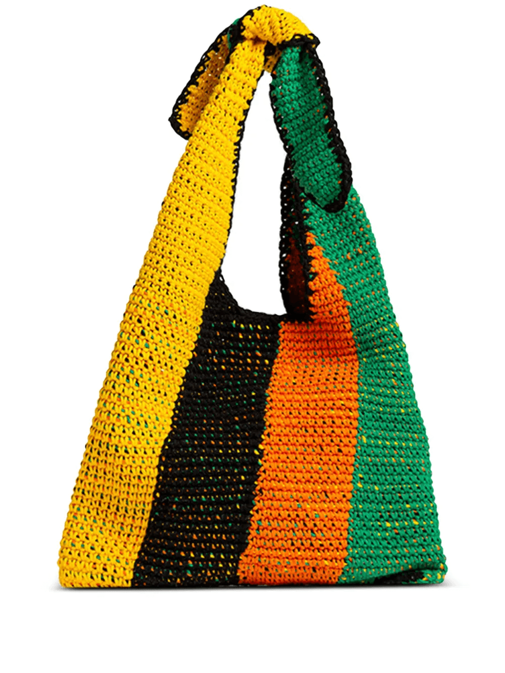 Pekines striped-woven tote bag - Image 1