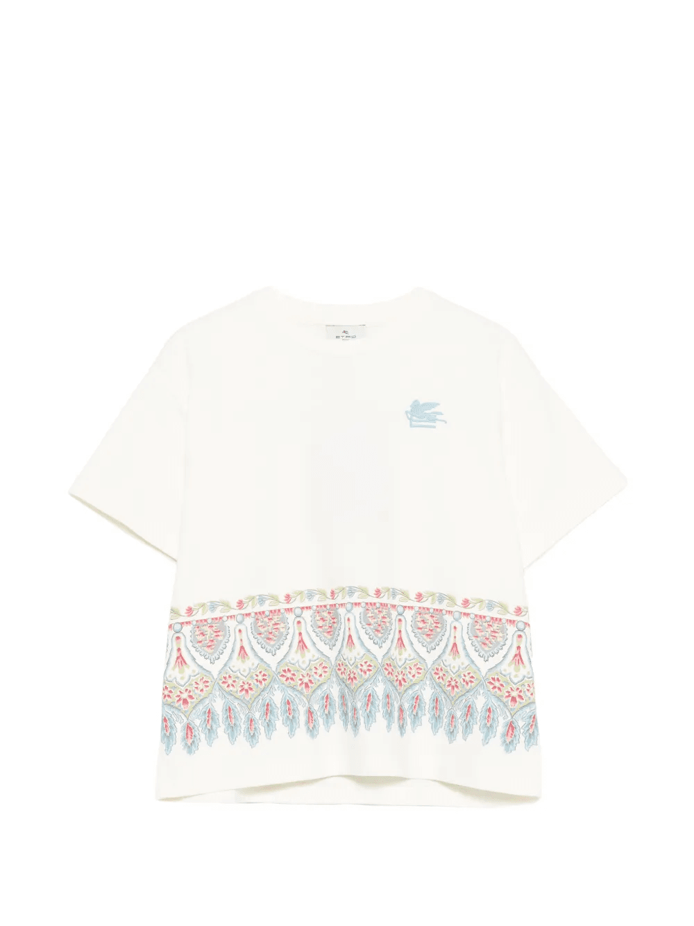 logo-embroidered T-shirt - Image 1